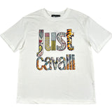 Just Cavalli T-Shirt Girocollo Tinta Unita con Stampa per Bambino JBP26071TS BIANCO JUST CAVALLI 