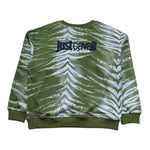 Just Cavalli Felpa Chiusa Girocollo Stampa Fantasia per Bambino JBP26109FE VERDE JUST CAVALLI 