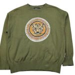 Just Cavalli Maglia Girocollo Tinta Unita con Stampa per Bambino JBP26145MA VERDE JUST CAVALLI 