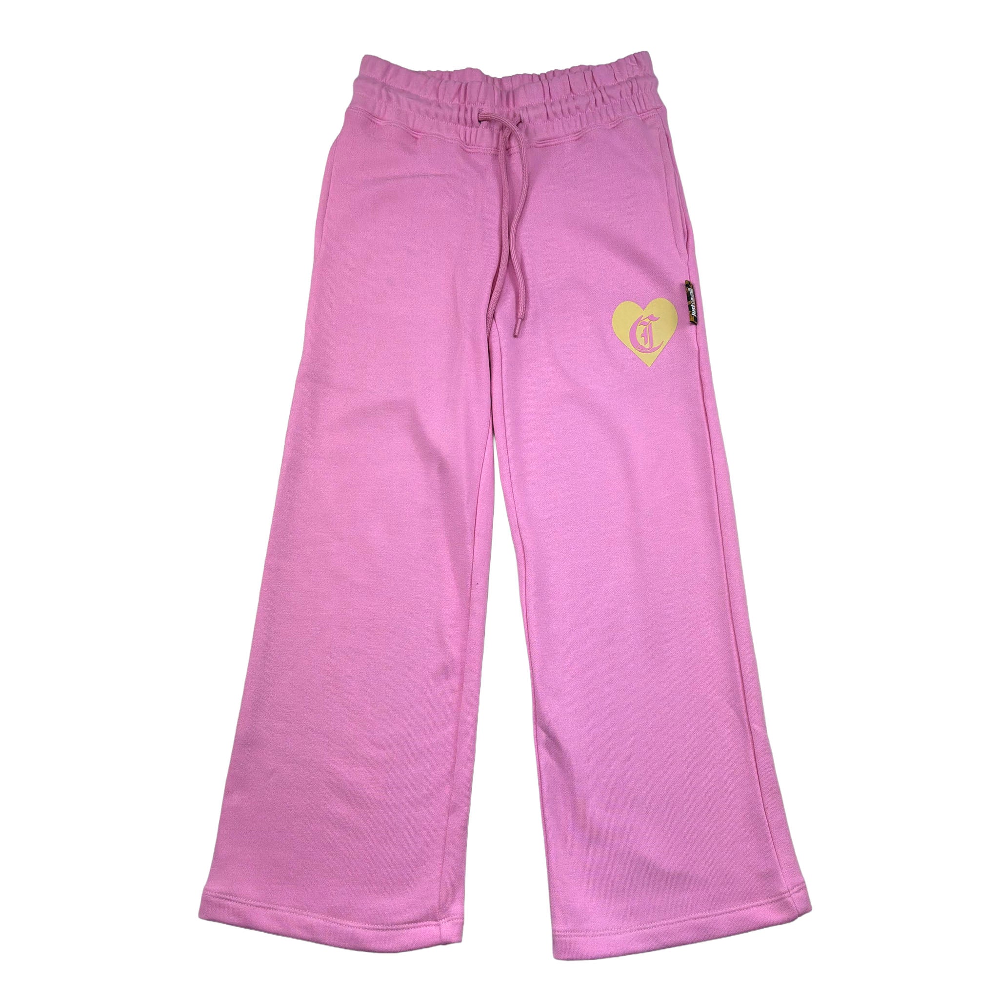Just Cavalli Pantalone Tuta Tinta Unita Modello Palazzo per Bambina JGP26004PA ROSA JUST CAVALLI 