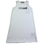 Just Cavalli Canotta Tinta Unita con Stampa per Bambina JGP26008CN BIANCO JUST CAVALLI 