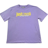 Just Cavalli T-Shirt Girocollo Tinta Unita con Stampa Logo per Bambino JGP26027TS LILLA JUST CAVALLI 