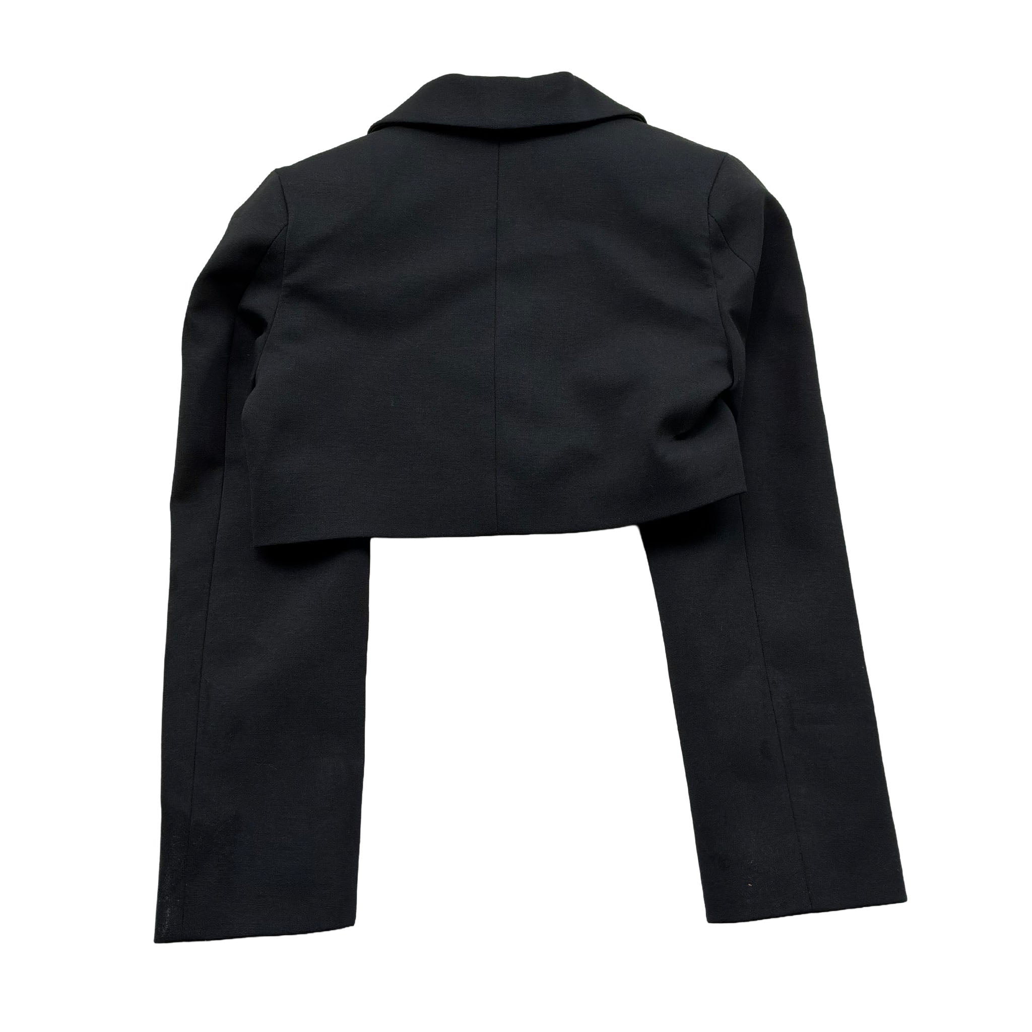 Just Cavalli Giacca Modello Crop Tinta Unita per Bambina JGP26059GC NERO JUST CAVALLI 