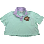 Just Cavalli Polo Mezza Manica Tinta Unita con Colletto per Bambina JGP26077PO VERDE ACQUA JUST CAVALLI 