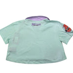 Just Cavalli Polo Mezza Manica Tinta Unita con Colletto per Bambina JGP26077PO VERDE ACQUA JUST CAVALLI 