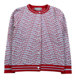 Just Cavalli Cardigan Tinta Unita con Stampe Logo per Bambina JGP26152CD BIANCO JUST CAVALLI 
