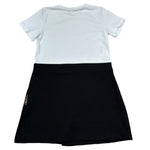 Just Cavalli Abito Mezza Manica Bicolore con Logo per Bambina JGP26161VE BIANCO/NERO JUST CAVALLI 