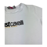Just Cavalli Abito Mezza Manica Bicolore con Logo per Bambina JGP26161VE BIANCO/NERO JUST CAVALLI 