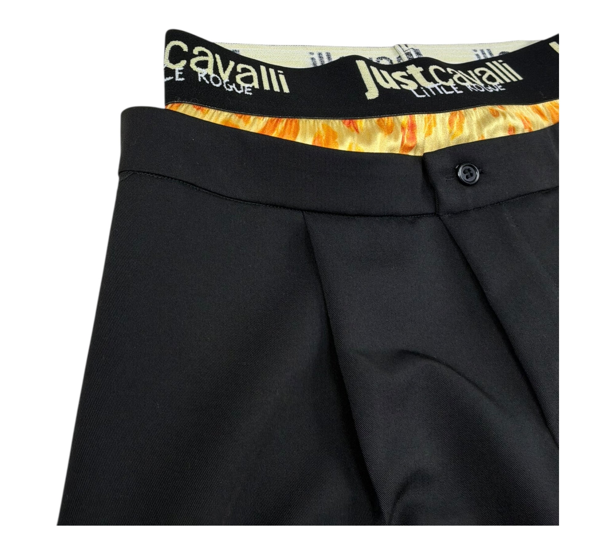 Just Cavalli Pantalone Palazzo Tinta Unita per Bambina JGP26193PA NERO JUST CAVALLI 