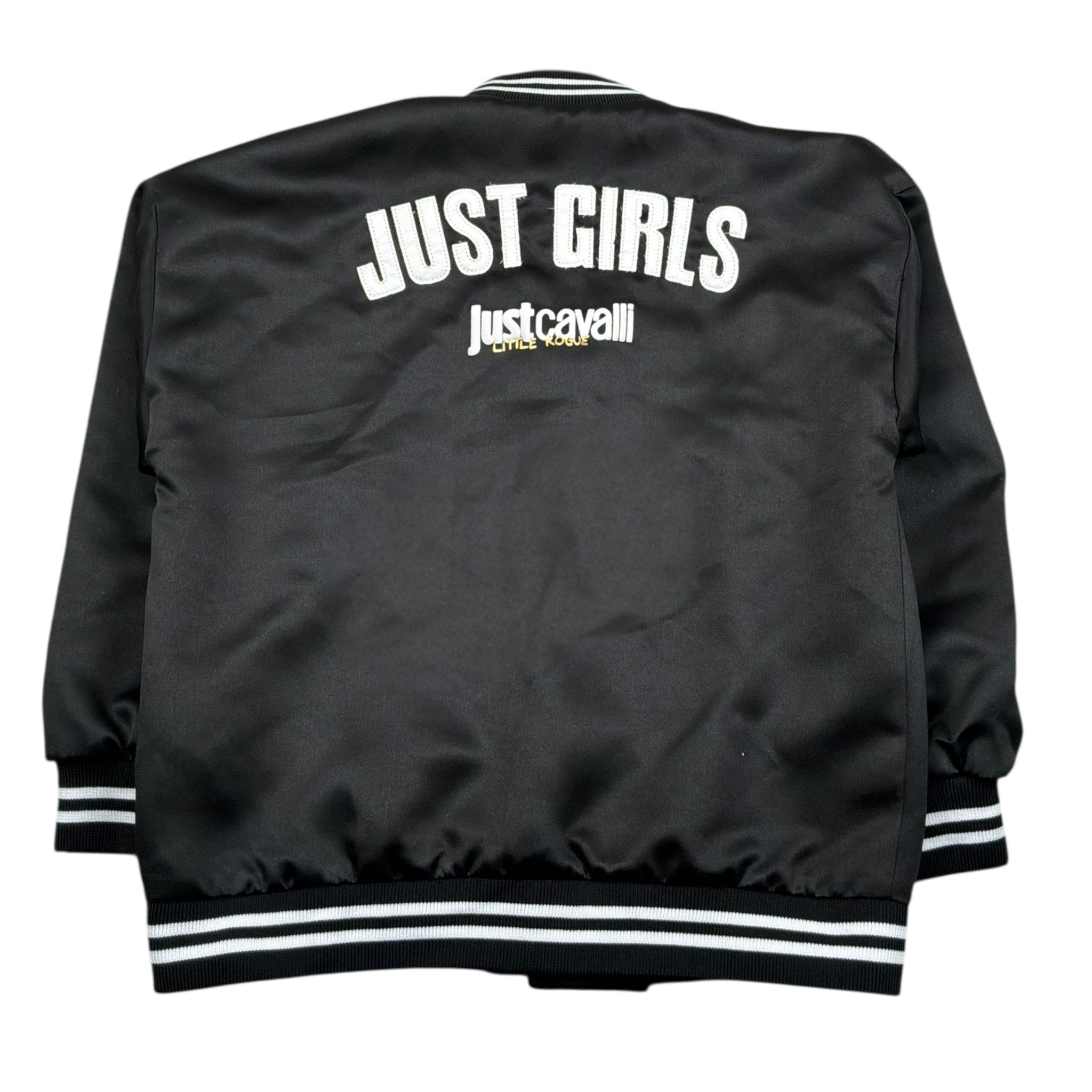 Just Cavalli Giubbino Modello College Tinta Unita per Bambina JGP26218GB NERO JUST CAVALLI 