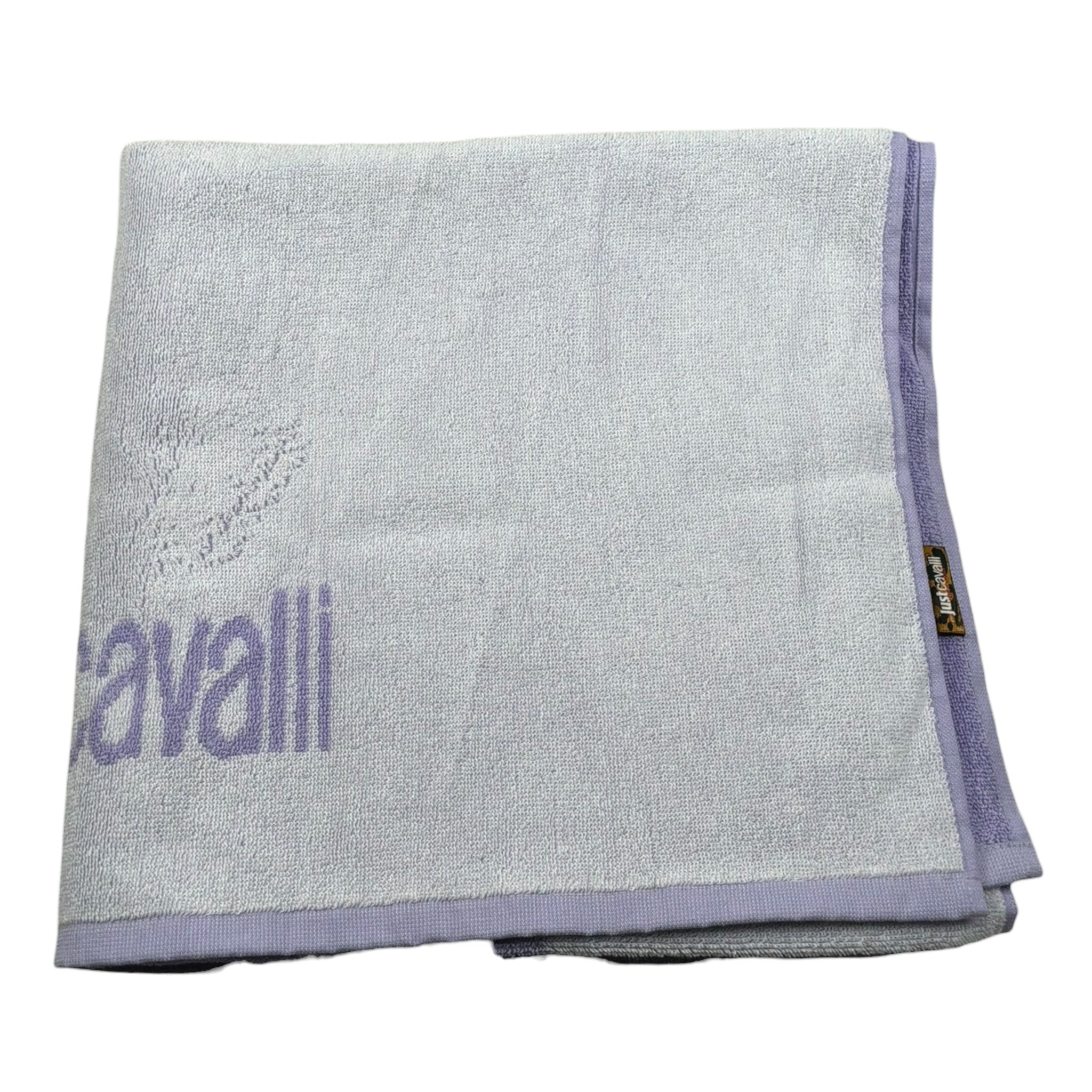 Just Cavalli Telo Mare Bicolore con Logo per Bambina JGP2626TM LILLA JUST CAVALLI 