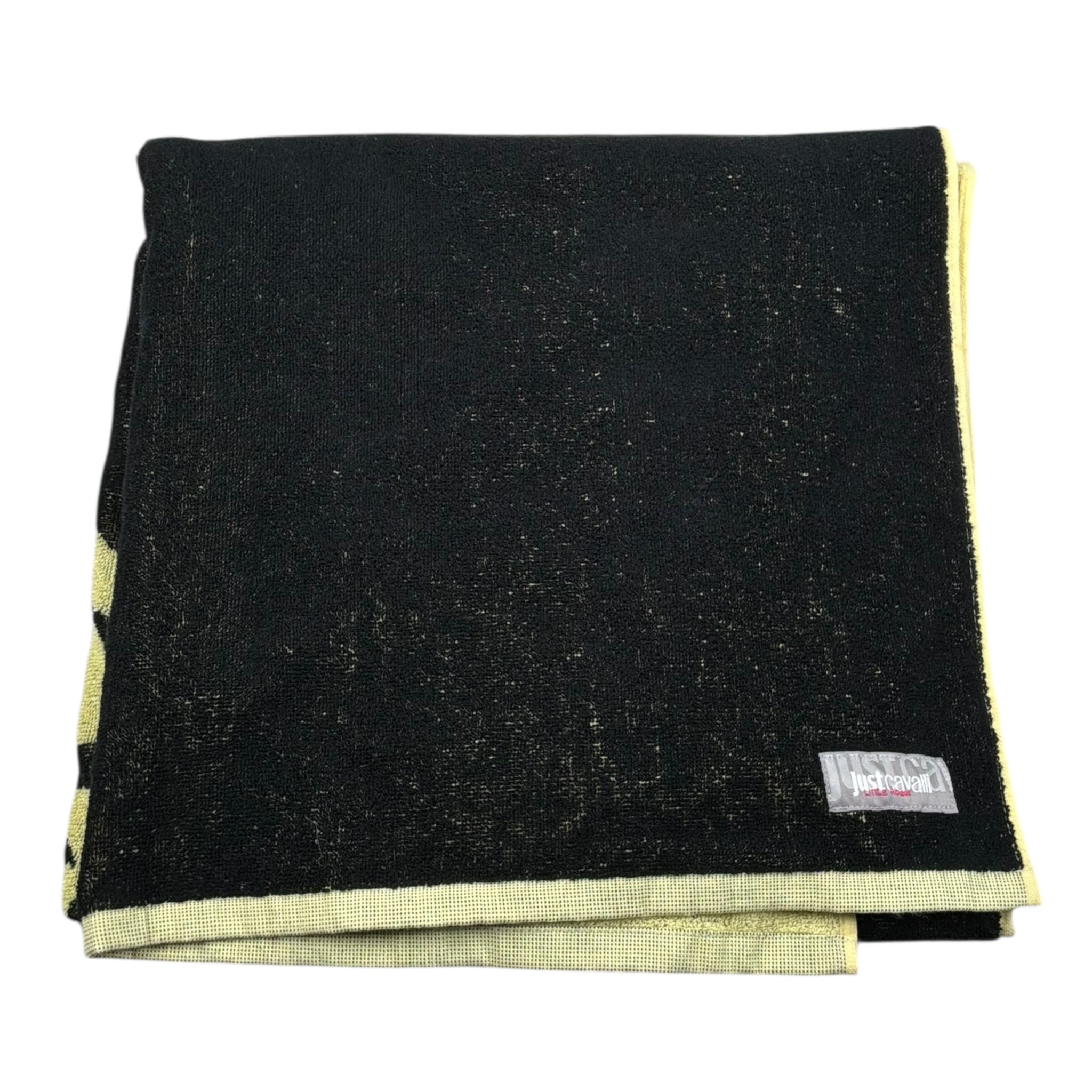 Just Cavalli Telo Mare Bicolore con Logo per Bambina JGP2626TM NERO JUST CAVALLI 