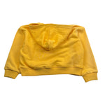 felpa tinta unita con cappuccio e stampa JIP26038FE GIALLO JUST CAVALLI 