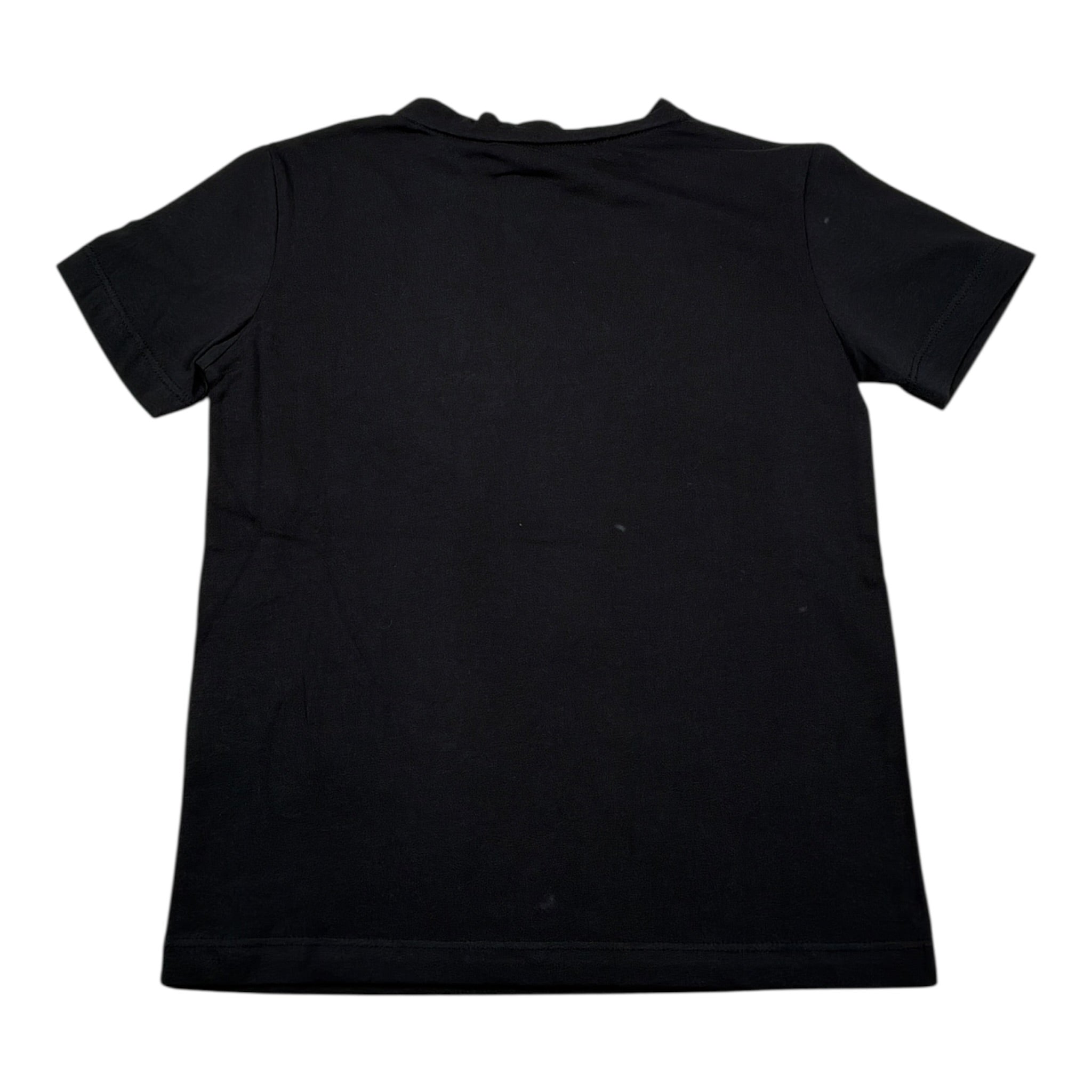 Just Cavalli T-Shirt Girocollo tinta unita con Stampa Nero per Bambino JMTS002 NERO JUST CAVALLI 