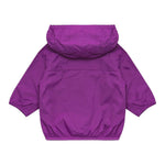 K-Way Giubbino Tinta Unita con Zip E Cappuccio per Neonata K2137XW VIOLA K-WAY 