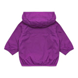 K-Way Giubbino Tinta Unita con Zip E Cappuccio per Neonata K2137XW VIOLA K-WAY 