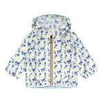 K-Way Giubbino Tinta Unita con Zip E Cappuccio per Neonato K2137YWO BIANCO K-WAY 