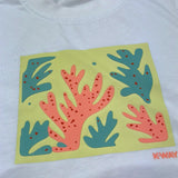 K-Way T-Shirt Girocollo Tinta Unita con Stampa per Bambina K2151RW BIANCO K-WAY 