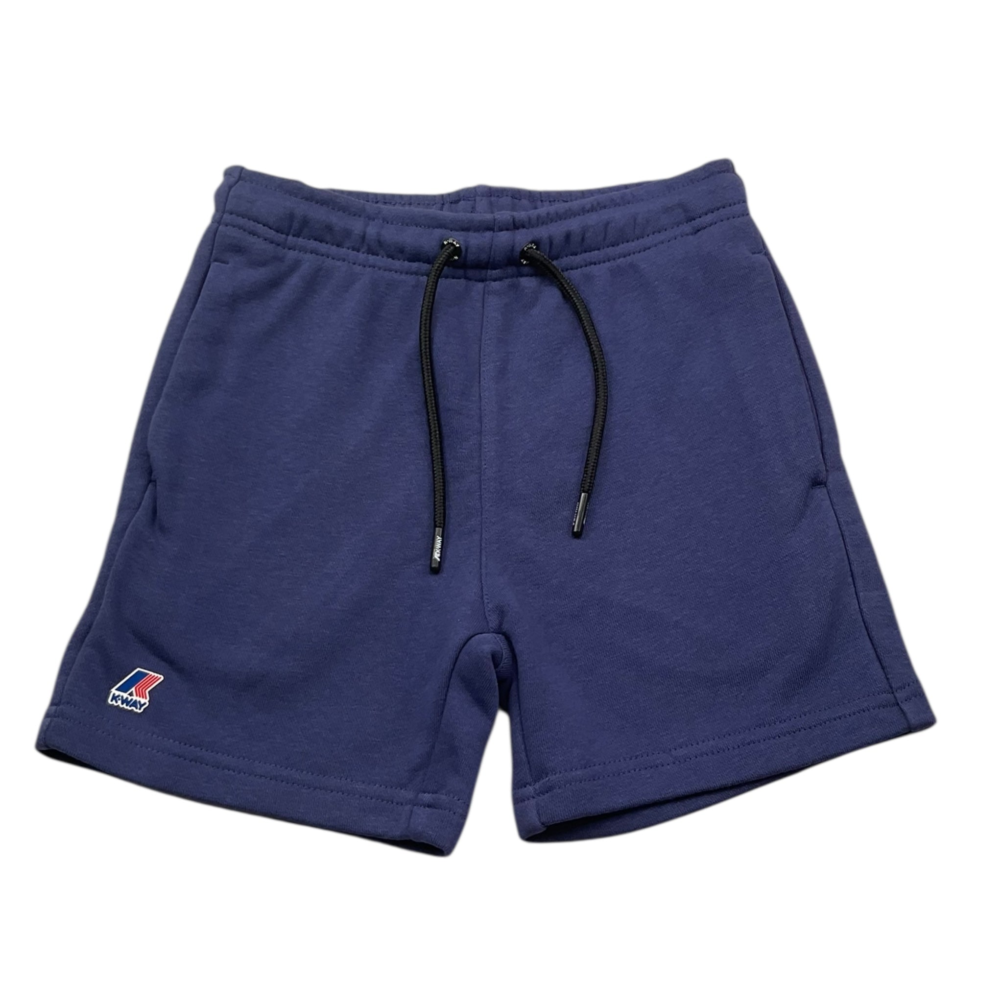 K-Way Bermuda Tuta Tinta Unita con Logo per Bambino K4121KW BLU K-WAY 