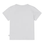K-Way T-Shirt Girocollo Tinta Unita con Logo per Neonata K4125NWX BIANCO K-WAY 