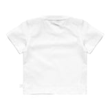 K-Way T-Shirt Girocollo Tinta Unita con Logo per Neonata K4125NWXX BIANCO K-WAY 