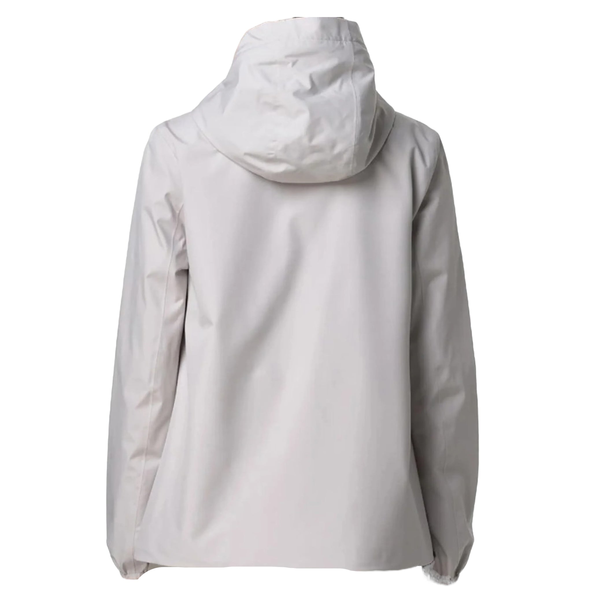 K-Way Giubbino Tinta Unita con Zip E Cappuccio per Bambino K41335W GRIGIO K-WAY 