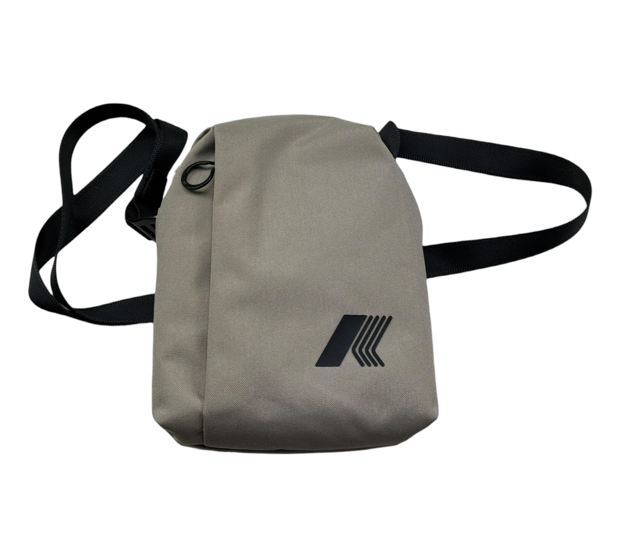 K-Way Borsello Tinta Unita con Logo per Bambino K4136PW VERDE K-WAY 