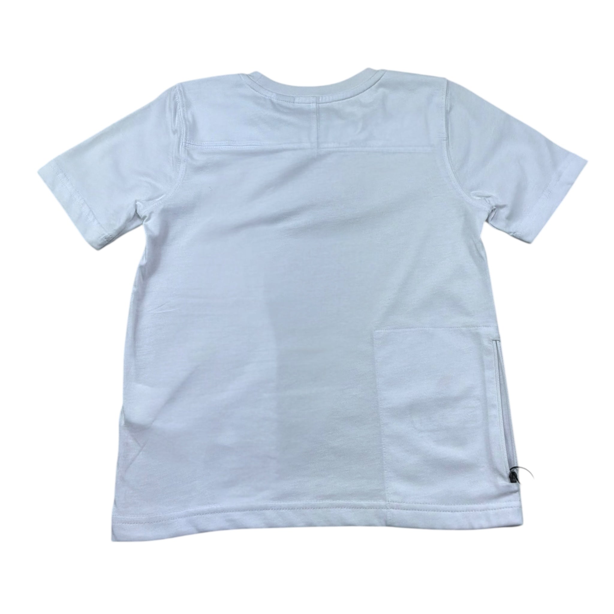 K-Way T-Shirt Girocollo Tinta Unita con Stampa per Bambino K4146DW BIANCO K-WAY 