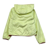 K-Way Giubbino Reversibile con Zip E Cappuccio per Bambina K61313WXX VERDE/ROSA K-WAY 