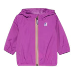 K-Way Giubbino Tinta Unita con Cappuccio per Bambina K61336WW VIOLA K-WAY 