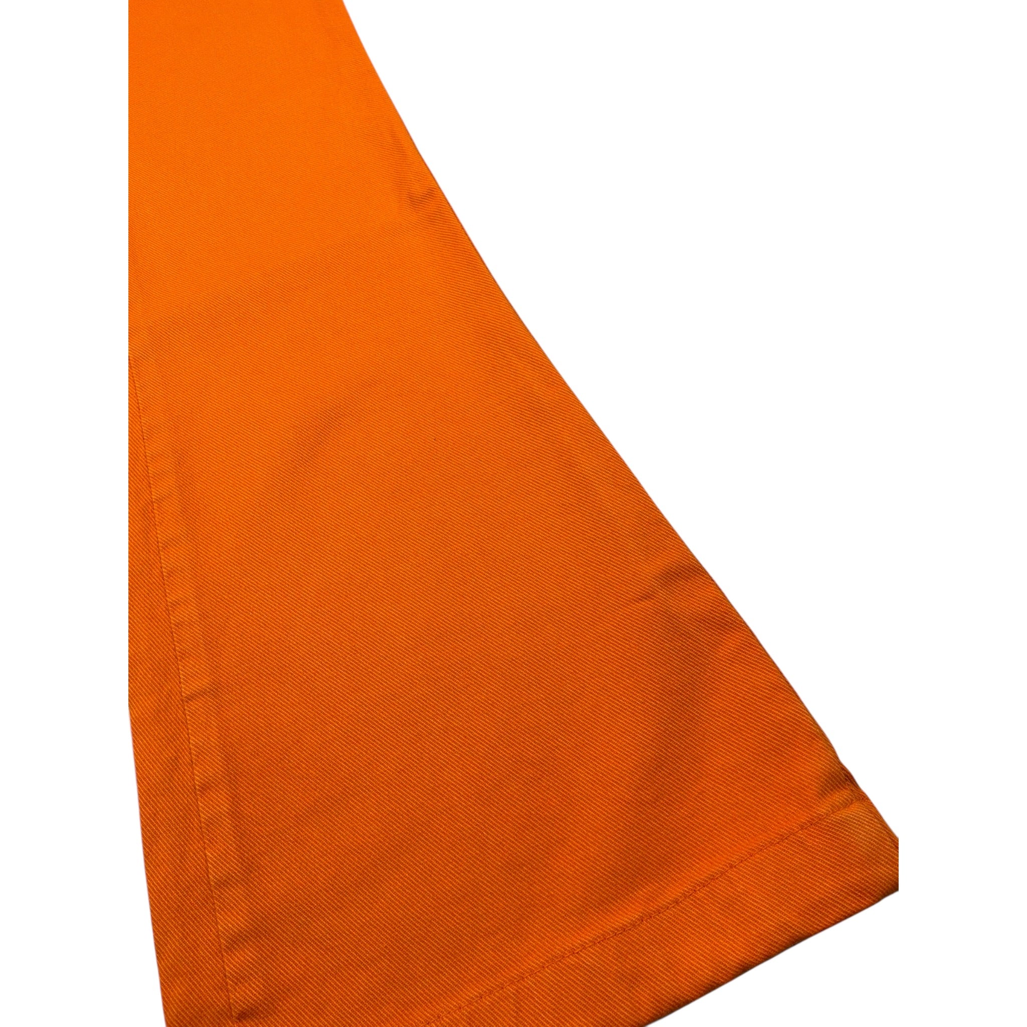 Kaos Pantalone Tinta Unita Modello A Zampa per Bambina KS155 ARANCIONE KAOS 