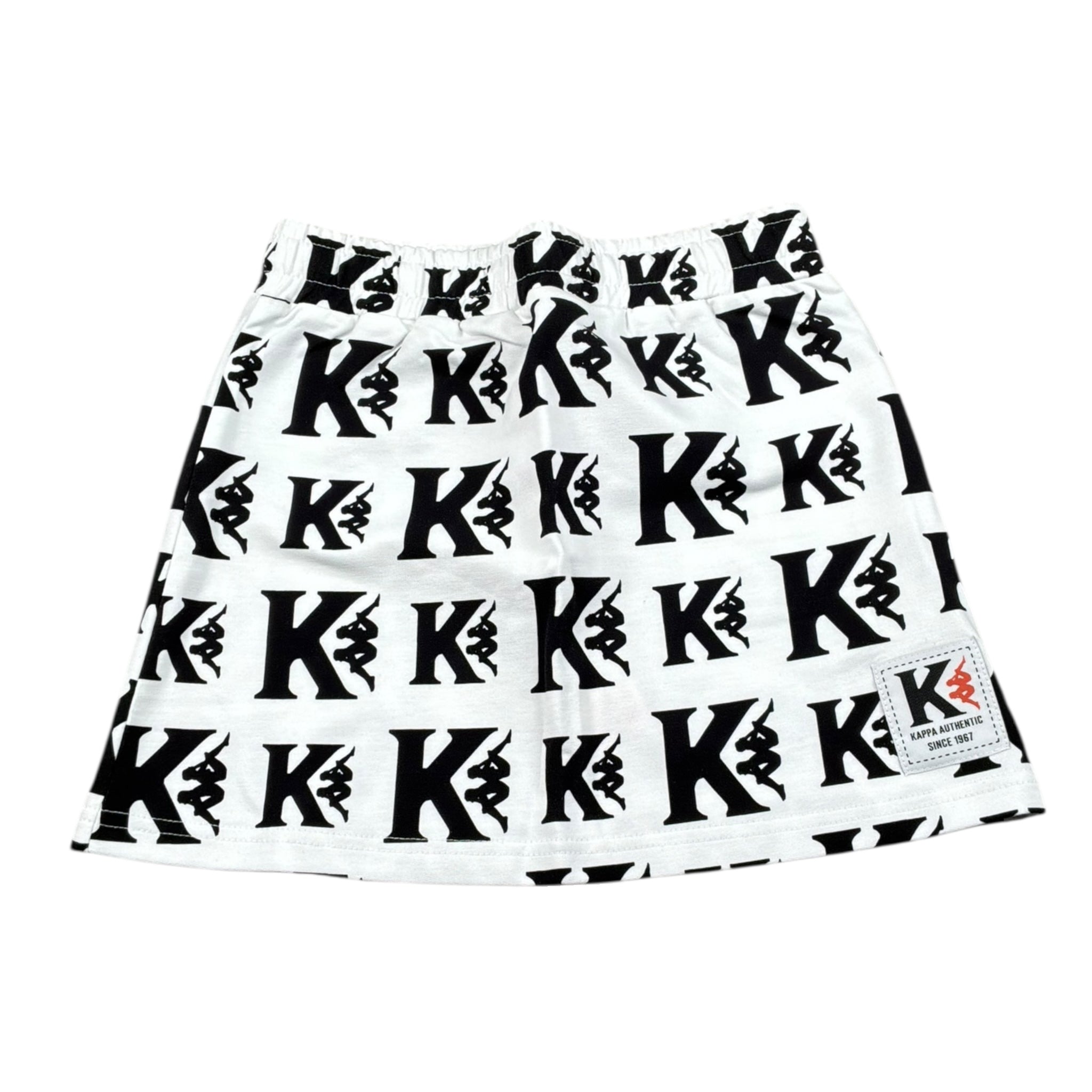 Kappa Gonna Tinta Unita Logata per Bambina 3746GF00033 BIANCO KAPPA 