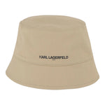 Karl Lagerfeld Cappello Reversibile Bicolore Bianco/Beige per Neonato Z0575 BIANCO/BEIGE KARL LAGERFELD 