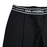 Karl Lagerfeld Leggins tinta unita con Elastico In Vita Logato Nero per Bambina Z30452X NERO KARL LAGERFELD 