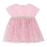 Karl Lagerfeld Abito Mezza Manica Tinta Unita In Tulle per Neonata Z30519 ROSA KARL LAGERFELD 