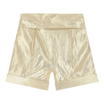 Karl Lagerfeld Short Tinta Unita con Zip per Bambina Z30522 ORO KARL LAGERFELD 