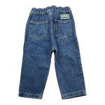 Kenzo Jeans Tinta Unita con Elastico In Vita per Neonato K60506 BLU KENZO 
