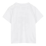 Kenzo T-Shirt Girocollo Tinta Unita con Stampa per Neonato K60977 BIANCO KENZO 