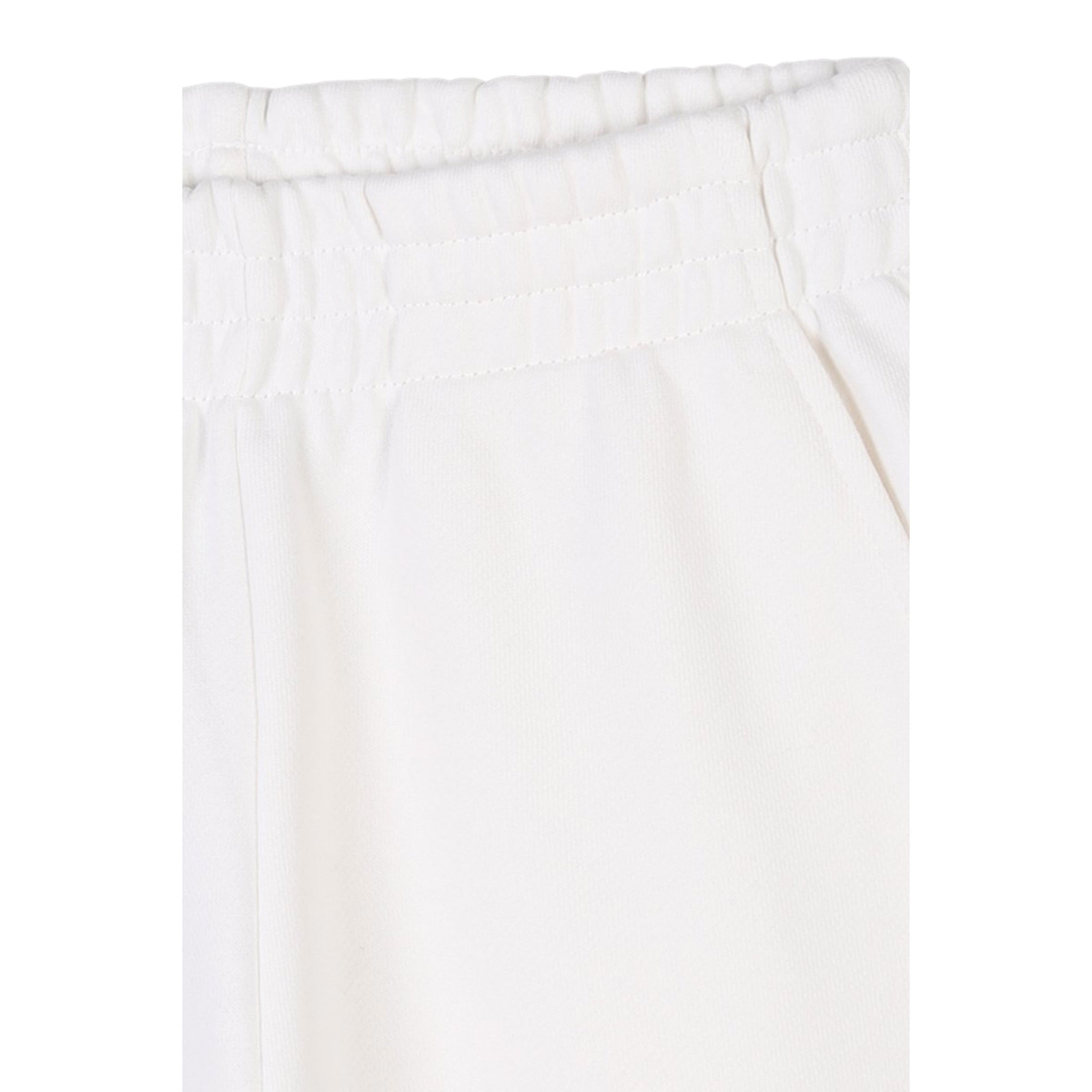 Kenzo Bermuda In Felpa Tinta Unita con Logo per Neonato K60995N PANNA KENZO 