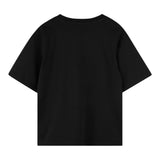 Kenzo T-Shirt Girocollo Tinta Unita con Stampe per Bambina K61137X NERO KENZO 