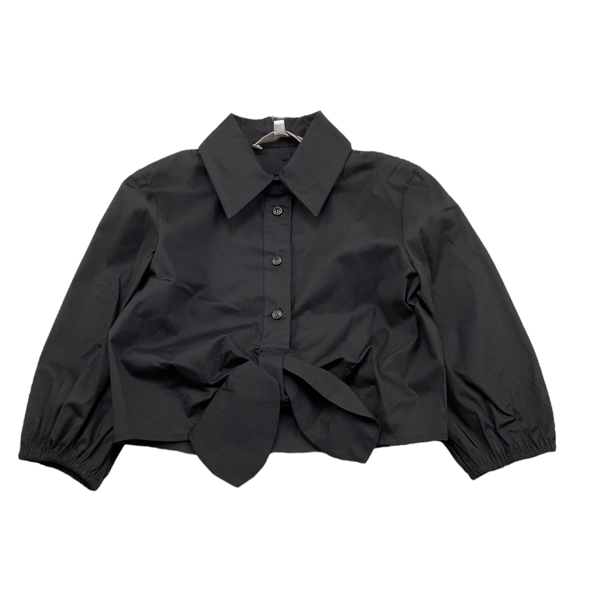 Kocca Camicia Tinta Unita Modello Crop per Bambina P22JCM6662AAUN0567 NERO Kocca 