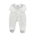 La Stupenderia Tutina tinta unita con Stampa Bianc0 per Neonato TBTT51 BIANCO LA STUPENDERIA 
