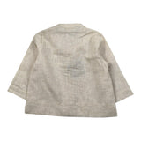 La Stupenderia Camicia tinta unita con Collo Coreano Beige per Bambino TCCM73J BEIGE LA STUPENDERIA 
