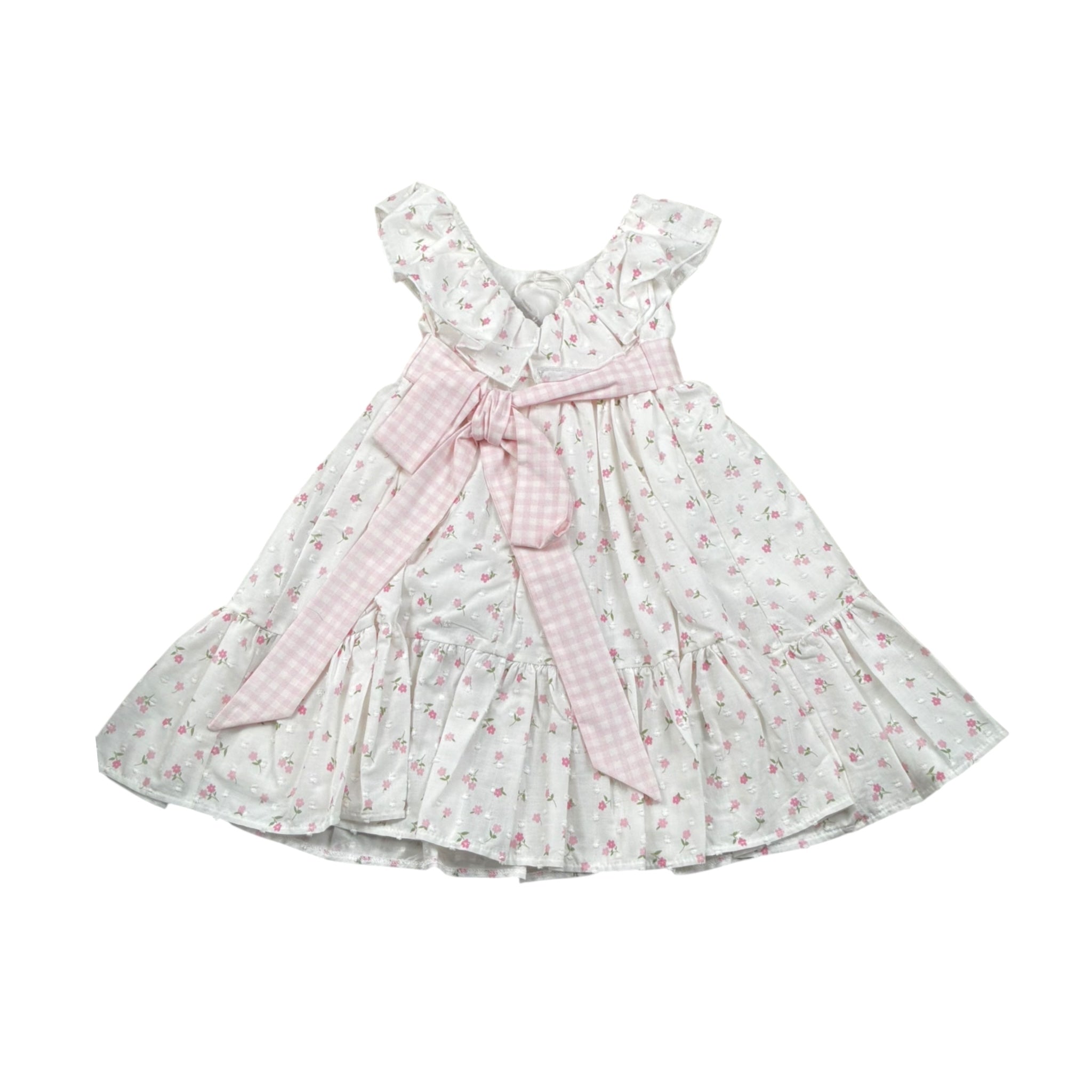 La Stupenderia Abito Giromanica Tinta Unita per Bambina TJAB78XJ BIANCO LA STUPENDERIA 