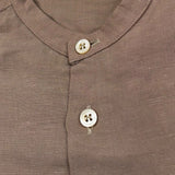 La Stupenderia Camicia Tinta Unita Manica Lunga  per Neonato TJCM75 MARRONE LA STUPENDERIA 