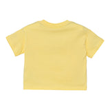 Lacoste T-Shirt Girocollo Tinta Unita con Stampa per Bambino TJ2463 GIALLO LACOSTE 