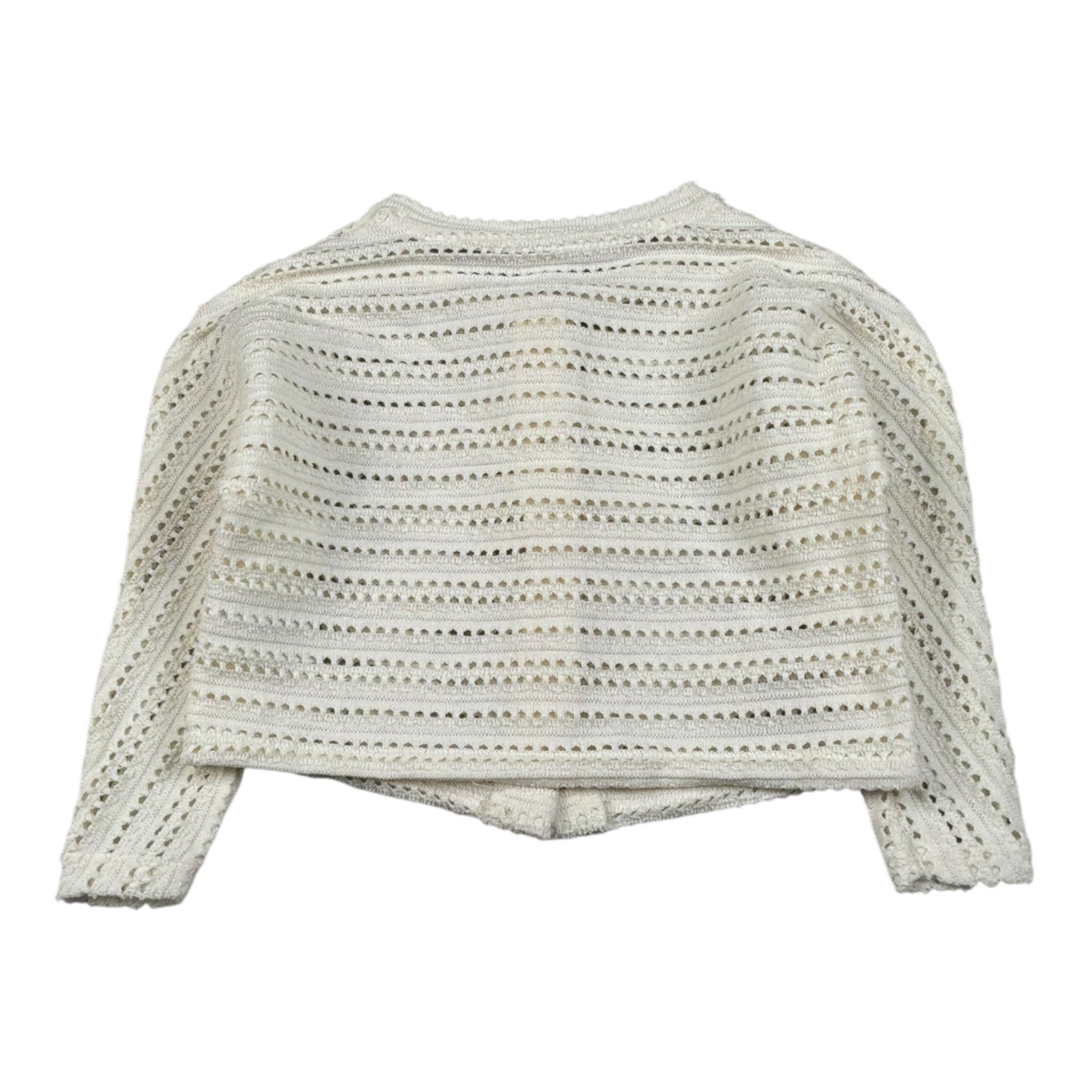 Lalalu' Cardigan In Maglia Traforato Panna per Bambina MGL70MB PANNA LALALU' 