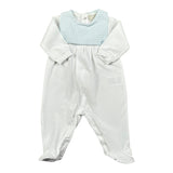 Lalalu' Tutina tinta unita con Stampa Bianco per Neonato TJL1M BIANCO LALALU' 