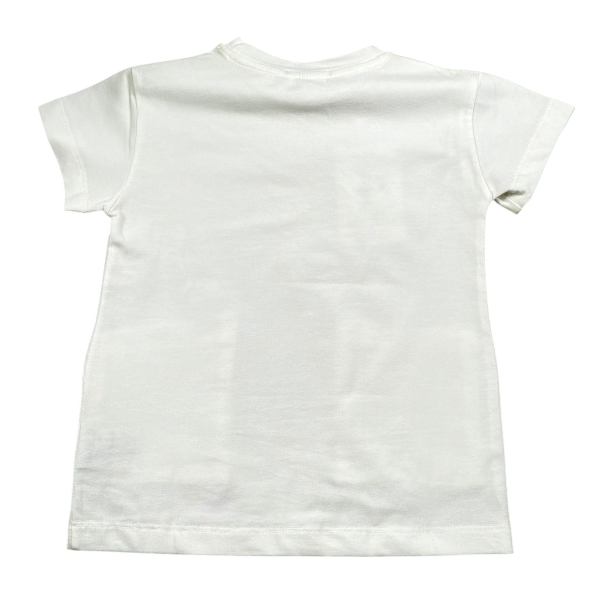 Lalalu' T-Shirt Girocollo tinta unita Bianco per Bambino TSL50PBX BIANCO LALALU' 