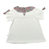 Laranjinha T-Shirt Tinta Unita con Colletto per Neonata 92907V5863L67 BIANCO LARANJINHA 